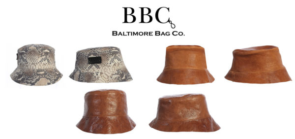 Genuine Leather Bucket Hats