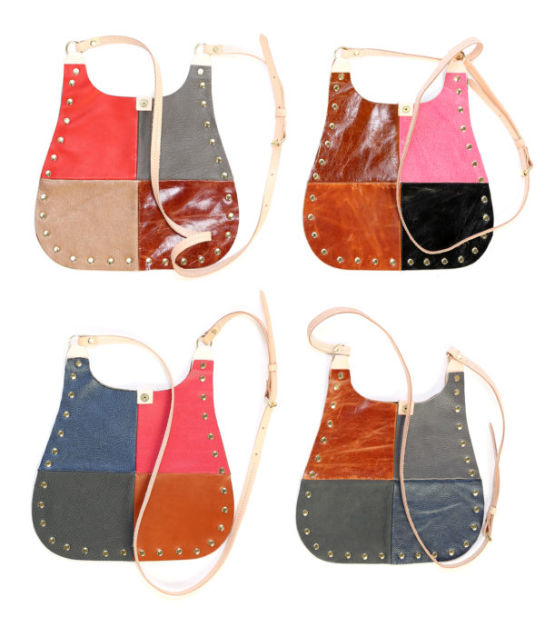 Retro Patchwork Leather Bag