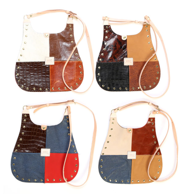 Retro Patchwork Leather Bag