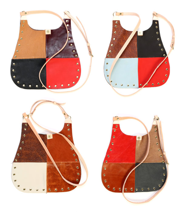 Retro Patchwork Leather Bag