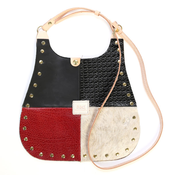 Retro Patchwork Leather Bag