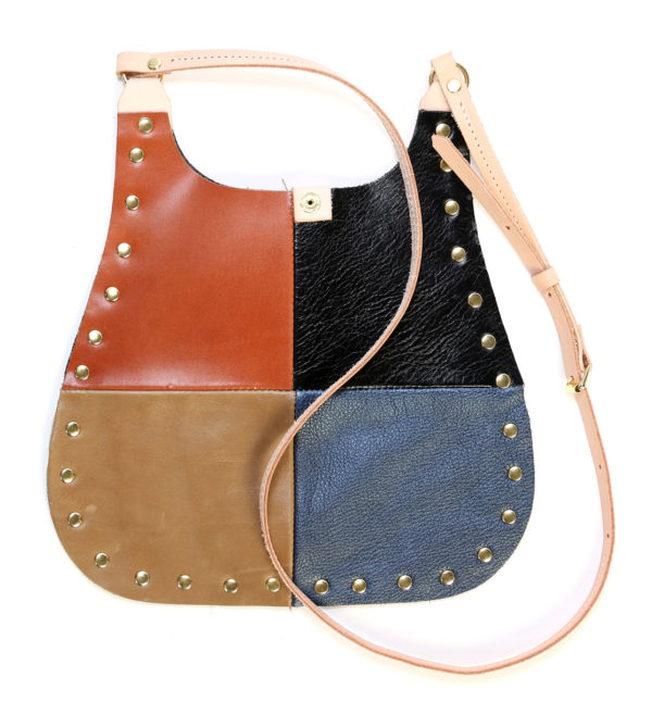 Retro Patchwork Leather Bag