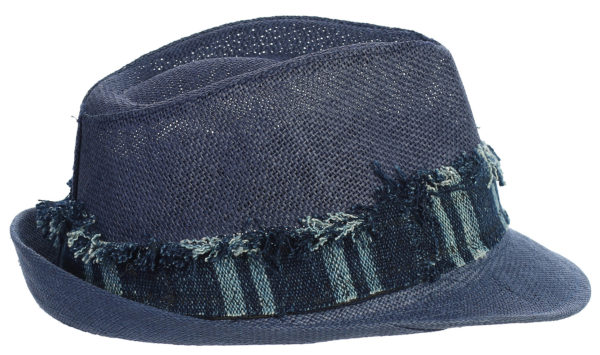 Fedora with Mudcloth Detail, Each One Unique