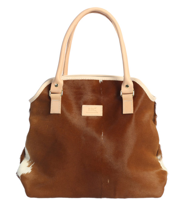 Genuine Lambskin Leather. Medium Tote Bag.