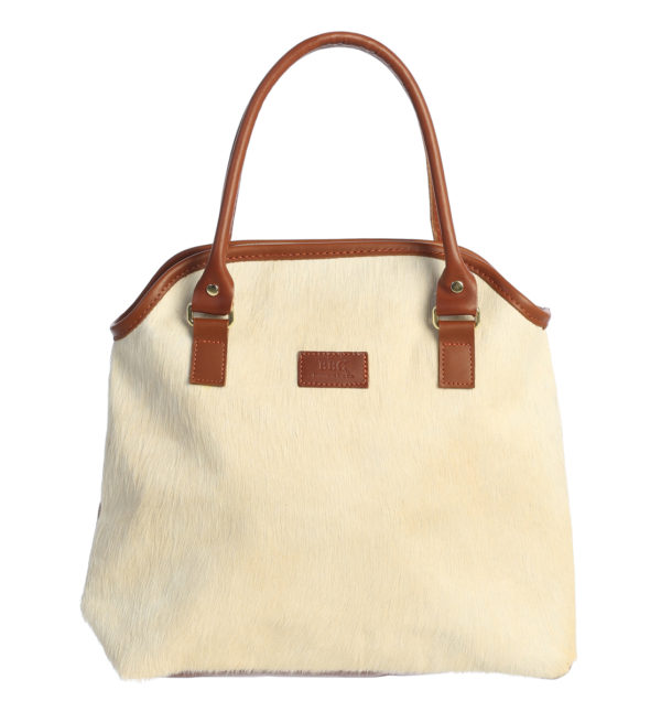 Genuine Lambskin Leather. Medium Tote Bag