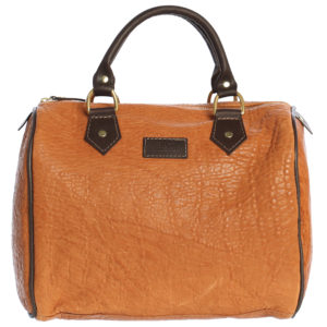Genuine Leather Washed Lambskin Speedy Tote Bag